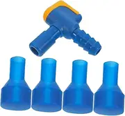 ibasenice 1set Silicone Mouthpiece Adapter Kit Hydration Pack Connector for Outdoor Sports Leakproof Water Bladder Accessories for Running Cycling Hiking Camping