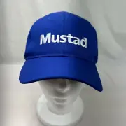 Mustad Fishing Hooks Blue Multi Fit Fishing Hat - New with tags