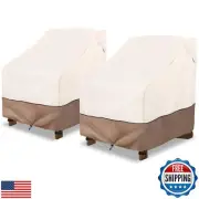 okcool Patio Adirondack Chair Cover 2 Pack,Waterproof Heavy Duty Outdoor Chai