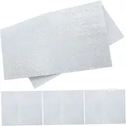 Kisangel 4sheets Beehive Insulation Film Fireproof Aluminum Reflective Heat Shielding for Beekeeping Supplies Easy Installation Portable Protection Thick