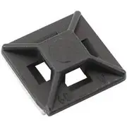 Aeroflow Cable Tie Mounts 12.5 X 12.5mmnylon 3M Pad Mount Black - AF98-9996-100