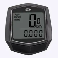 在飛比找PChome24h購物優惠-自行車錶 SD-581 多功能有線碼表 測速錶