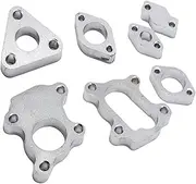LAZIRO Mild Steel RHB31 VZ21 Turbocharge Turbo Flanges Seven Piece Complete Set