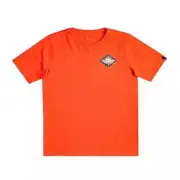 QUIKSILVER Boy's S/S T-Shirt NINETIES SON - NNJ0 - Small (10) - NWT