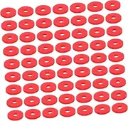 OKUMEYR 90pcs Piano Wool Washers Mini Pads for Key Leveling Piano Repair Adjustment Tool