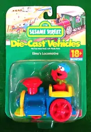 Fisher Price 1998 Sesame Street Elmo's Locomotive Die-Cast Vehicle, NIP!