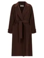 [Elisabetta Franchi] Elisabetta Franchi-Dressing Gown Coat Trench E Impermeabili Marrone-Donna 40IT