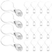 400 Pcs Jewellery Making Kit Pinch Bail for Jewelry Findings Glue on Charm Base
