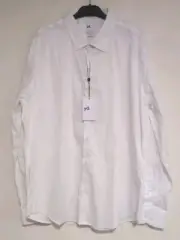 NEW YD Shirt White Button Up Collared Dressy Formal Size XXL