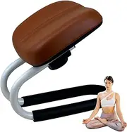 Meditation Seat- Prayer Kneeler Bench | Ergonomic Metal Kneeling Chair For Hip Support | Metal Kneeling C Hair Enhances Comfort | Ergonomic Meditation Bench | Portable Prayer Seat For Home Yoga Studio
