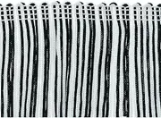 Trims by the Yard 2" Multicolor chainette Fringe Black/White (5 Yard Cut) Trim