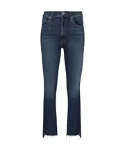 Mother The Insider Crop Step Fray Jeans 25,29 Black