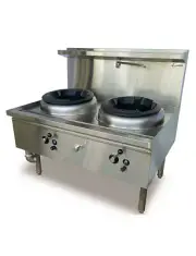 Jasper Double Wok Duckbill Burner - Natural Gas JA-2DB-N - JA-2DB-N-SM