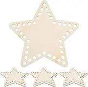 Beatifufu 4pcs Yarn Bobbins Organizer Durable Star Shaped Embroidery Floss Storage Tool for Crochet Needle Crafts Sewing Enthusiasts and Hobbyists