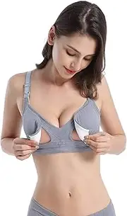 [Generic] Postpartum Underwear Brief Women's Maternity Pregnant Wirefree Bra Breastfeeding Underwear Maternity Bars Pregnancy
