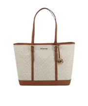 Jet Set Travel travel logo large tote One size White