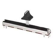 75mm Straight Slide Potentiometer B10K Ohm White Black Knobs