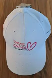 New Callaway Golf Hat Women's OSFA Adjustable Breast Cancer Awareness Tags...