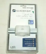 Glacier Bay LED Safety Light Shower Tub Grab Bar Handle Support Motion Sensor