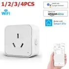 1-4x WiFi Smart Socket Remote Control Outlet Power for Google Home Alexa AU Plug