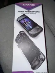 ANNAPRO Protective Case for Steam Deck, TPU Protective Case w/Kickstand &Sticker