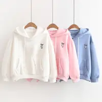 在飛比找蝦皮購物優惠-Ut Hoodie 毛衣女孩 Little buny Hoo