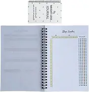 Food Tracker Journal,Food Journal for Women Weight Loss | Health Tracker Fitness Log Book Notebook Wellness Planner for Men, Women & Nutrition