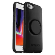 OtterBox Apple iPhone SE (3rd & 2nd Gen) and iPhone 8/7 Otter + Pop Symmetry Series Case - Black (77-61655)