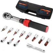 1/4 Inch Drive Torque Wrench, 10-50 In./Lbs. (1-6 Nm), Chrome Vanadium Steel, In