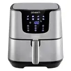 Devanti 7L Air Fryer 1700W LCD 8 Presets Oil-Free Stainless Steel DishwasherSafe
