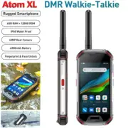 4G LTE Unihertz Atom XL Rugged Phone Android IP68 DMR PTT Walkie Talkie Unlocked