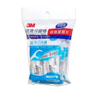 3M 細滑牙線棒單支裝量販包 每支牙線棒獨立包裝