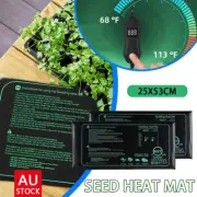 Thermostat Control Seedling Heat Mat Heating Pad Plant Seed Starter Propagation