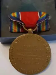 World War 2 Lady Liberty Bronze Medal-Freedom From Fear And Want in Original Box