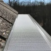 Air Jade Gutter Guard 5, White Coated Stainless Steel Micro Mesh Needle and L...