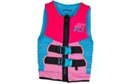 Jetpilot Cause Kid's and Youth Neo PFD Life Jacket Vest Pink Sizes 3-14