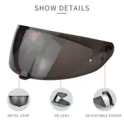 Motorcycle Helmet Visors For HJC i70 i10 Helmet Wind Shield UV Protection R5O8