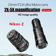 AstrHori 25mm F2.8 Macro 2X-5X Full Frame Manual Focus Lens for Nikon Z Camera