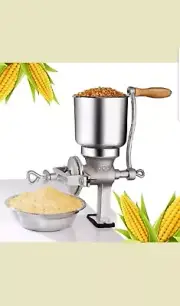 500# Home Use Hand Cranking Operation Manual Wheat Grain Grinder Mill Machine US