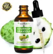 Organic Soursop Graviola Oil 60ml – Immune & Detox Support, Vitamin C Drops