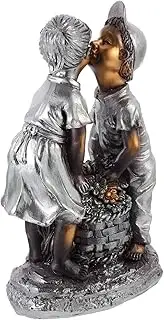 Yardwe Outdoor Decor Sculpture Garden Statue Solar Light Statue Garden Decoration Lawn Yard Decor Art