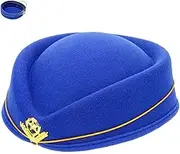 Stewardess Hat Woolen Beret Cap for Women Elegant Flight Attendant Cosplay Accessory for Parties Fashion Shows and Events Design with Ergonomic Fit