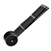 5-Wheel Pastry Dough Cutter - Adjustable Stainless Steel Baking Tool