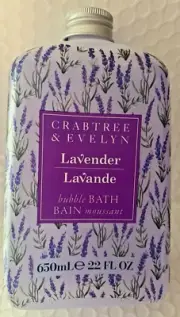 CRABTREE&EVELYN LAVENDER BUBBLE BATH 22 FLOZ