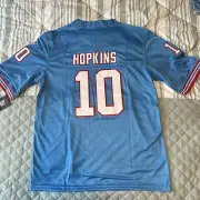 Deandre Hopkins Jersey Tennessee Titans Blue #10 Medium Stitched Mens