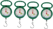4Pcs Portable Spring Scale Convenient Weighing Hook for Luggage Vegetables Easy to Use Lightweight Design Random Colors for Home Travel