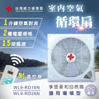 在飛比找PChome24h購物優惠-【台灣威力】360°室內空氣循環扇/吸頂扇(適用場域型) W