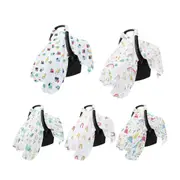Baby Stroller Cover Cartoon Print Carrycot Dustproof Windproof Protector Shield