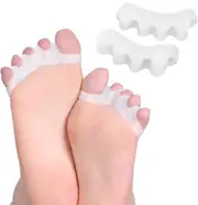 Silicone Toe Separator Straightener Gel Corrector for Pain Relief & Bunions