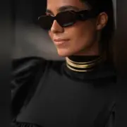 New Original PRADA0PR 17WS Season Runway BLACK Sunglasses Women Black Prada Sung